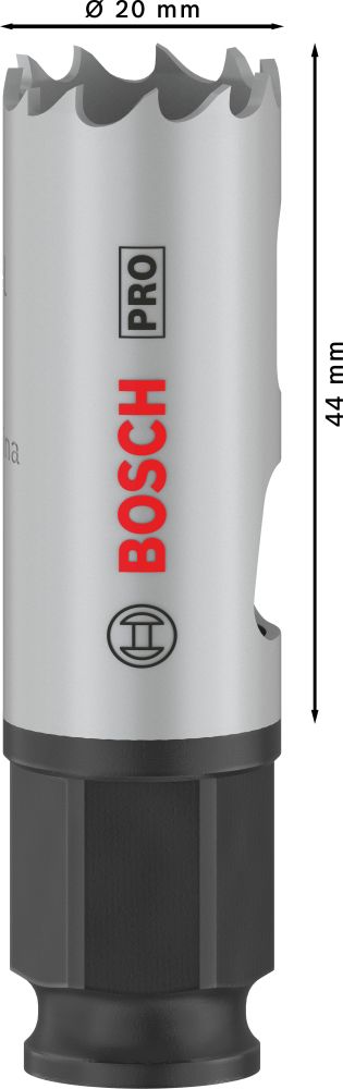 Bosch PRO Multi Material PC Plus Lochsägen-Set, 20 mm, 24-tlg. Produktbild img3 L