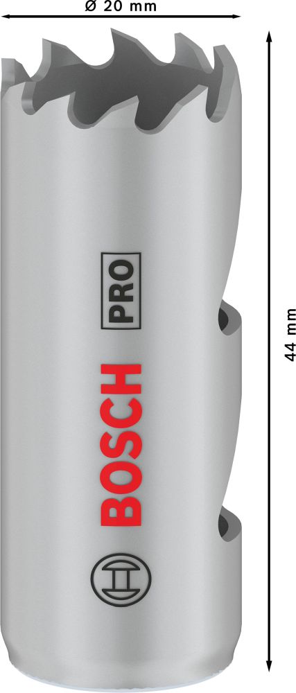 Bosch PRO Multi Material Lochsäge, 20 mm, mit Gewinde Produktbild img5 L