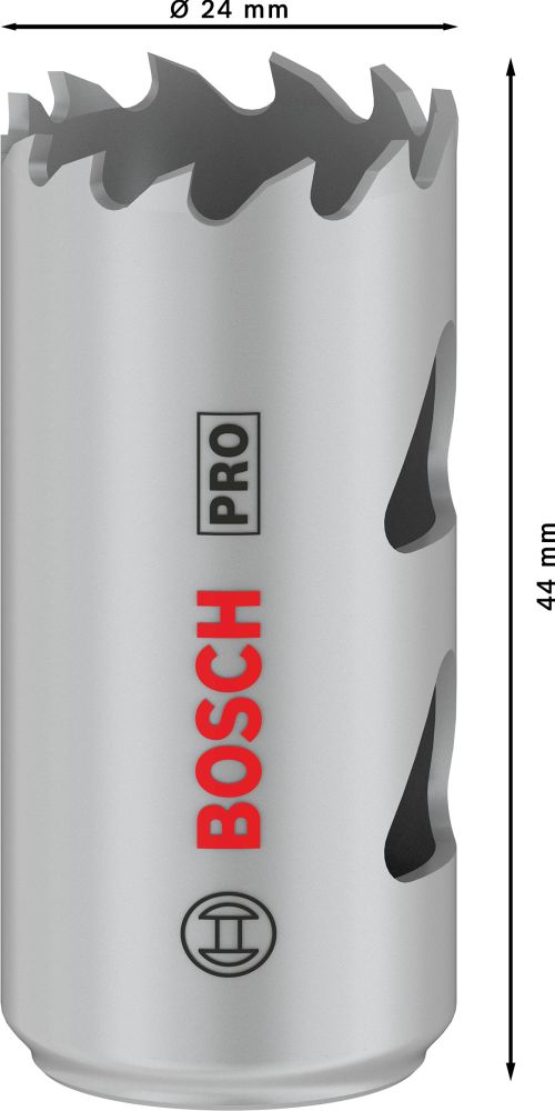 Bosch PRO Multi Material Lochsäge, 24 mm, mit Gewinde Produktbild img5 L