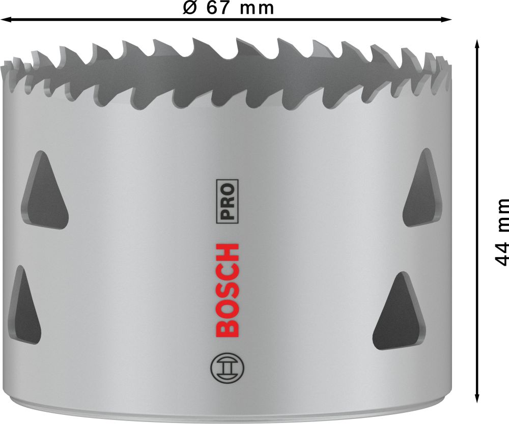Bosch PRO Multi Material Lochsäge, 67 mm, mit Gewinde Produktbild img5 L