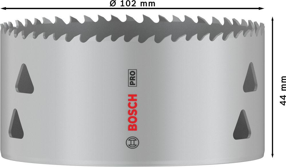 Bosch PRO Multi Material Lochsäge, 102&nbsp;mm, mit Gewinde Produktbild img5 L