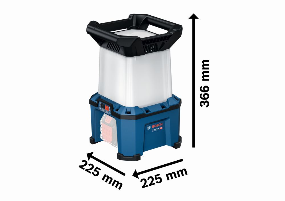 Bosch PRO Akku-Bauleuchte GLA 18VH-7500 + Kaltgerätekabel Produktbild img3 L