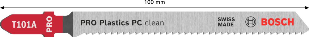 Bosch PRO Plastics PC clean T101A Stichsägeblatt, 100 mm, 3-tlg. Produktbild img4 L