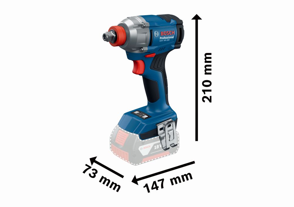 Bosch PRO Akku-Drehschlagschrauber GDX 18V-285 Produktbild img3 L