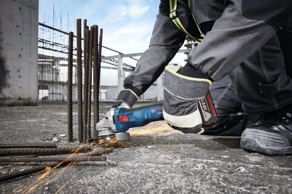 Bosch PRO Akku-Winkelschleifer GWS 18V-11 in L-BOXX Produktbild img7 L