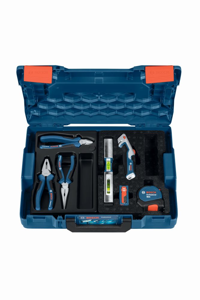 Bosch PRO Set mit Zangen und verschiedenen Handwerkzeugen, 16-teilig Produktbild img1 L