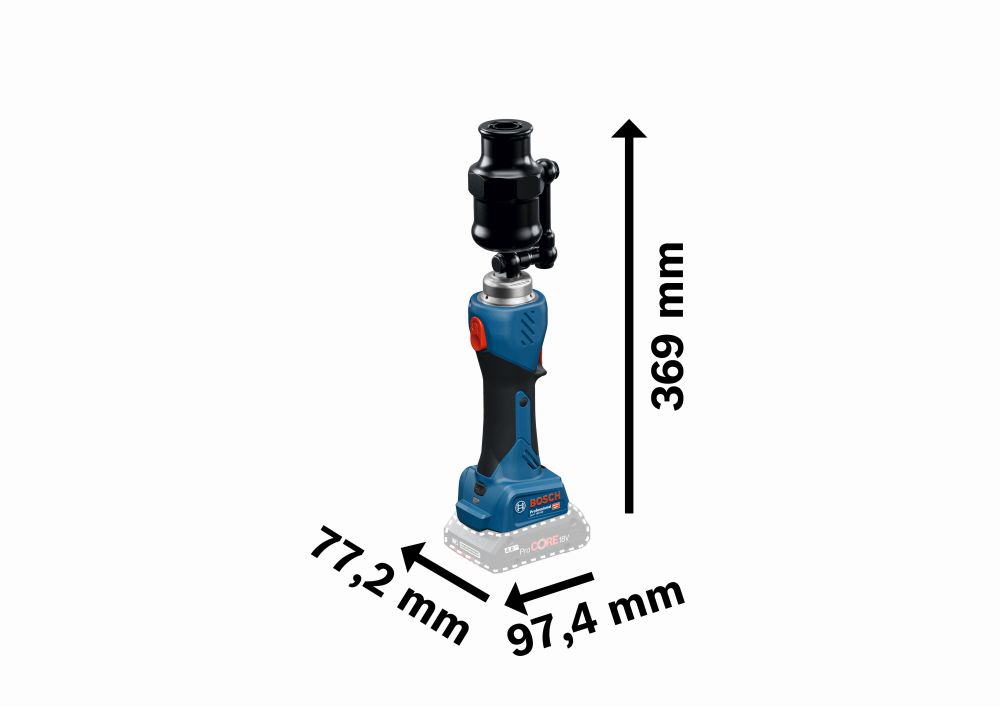 Bosch PRO Akku-Hydraulisches Stanzwerkzeug GLH 18V-60 in XL-BOXX Produktbild img3 L