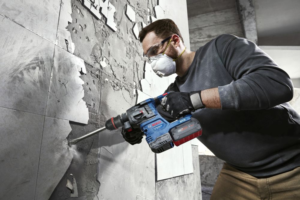 Bosch PRO Akku-Bohrhammer mit ONECHUCK GBH 18V-22 X Produktbild img7 L
