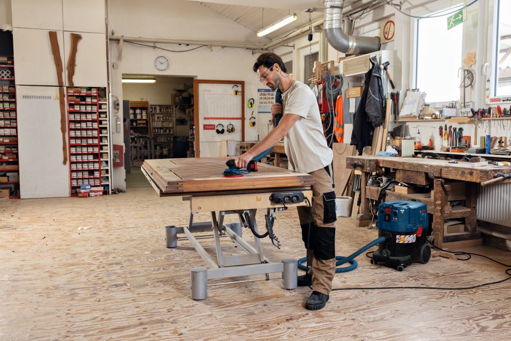 Bosch PRO Akku-Exzenterschleifer GEX 18V-150-3 in L-BOXX Produktbild img4 L