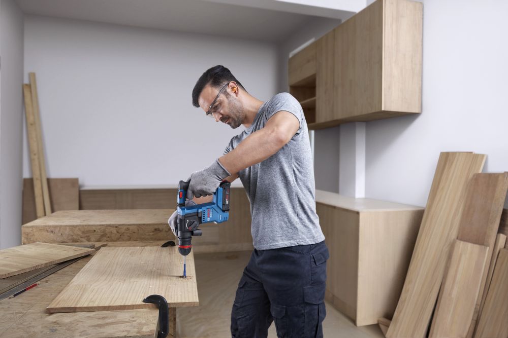 Bosch PRO Akku-Bohrhammer mit ONECHUCK GBH 18V-18 X in L-BOXX Produktbild img5 L