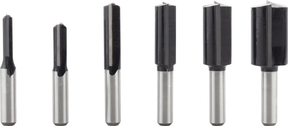 Bosch PRO Nutfräser-Set, Schaft 8 mm, 6-tlg Produktbild img1 L