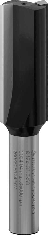 Bosch PRO Nutfräser, zweischneidig, D 12 mm, L 31,5 mm, S 8 mm Produktbild img1 L