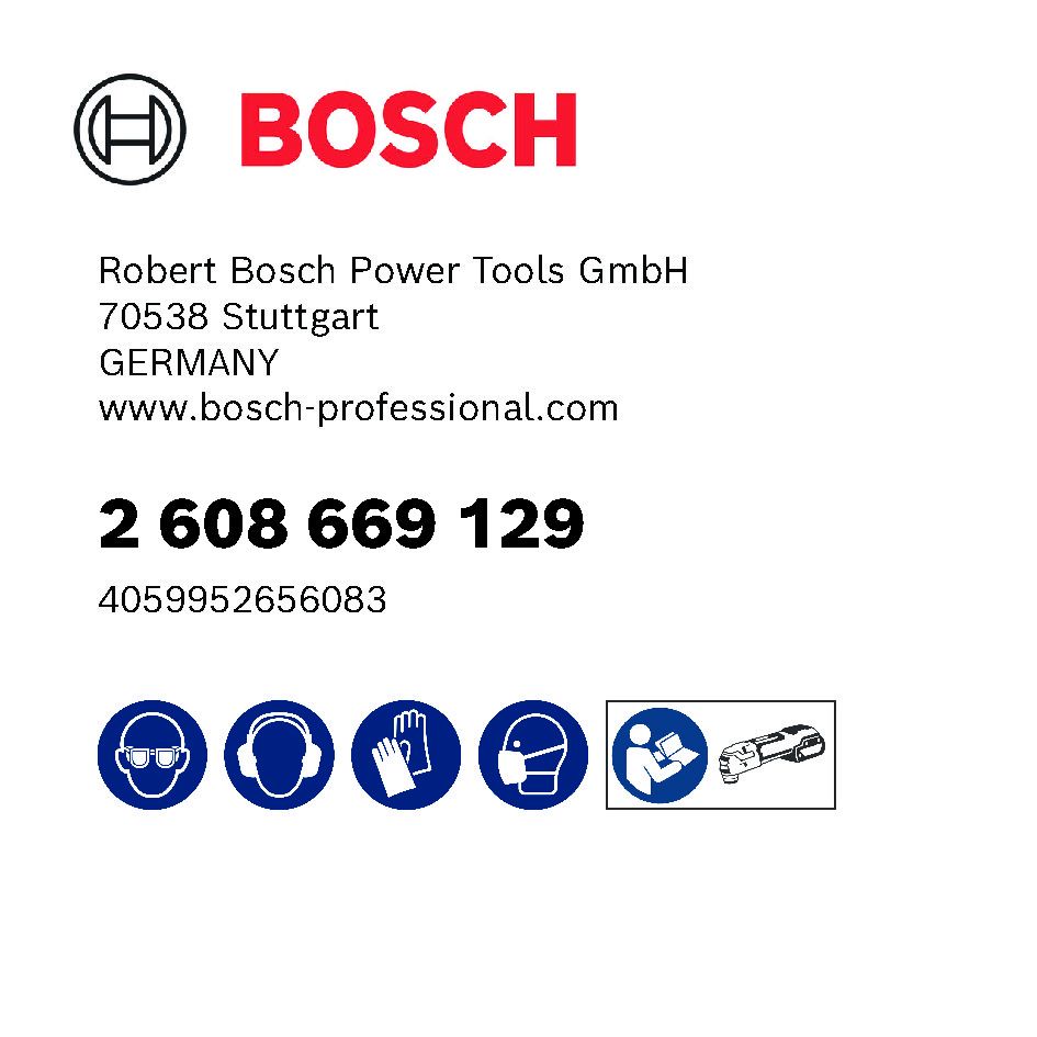 Bosch PRO PAIZ 32 APB Blatt für Multifunktionswerkzeuge, 32 x 60 mm, 10-tlg. Produktbild img12 L