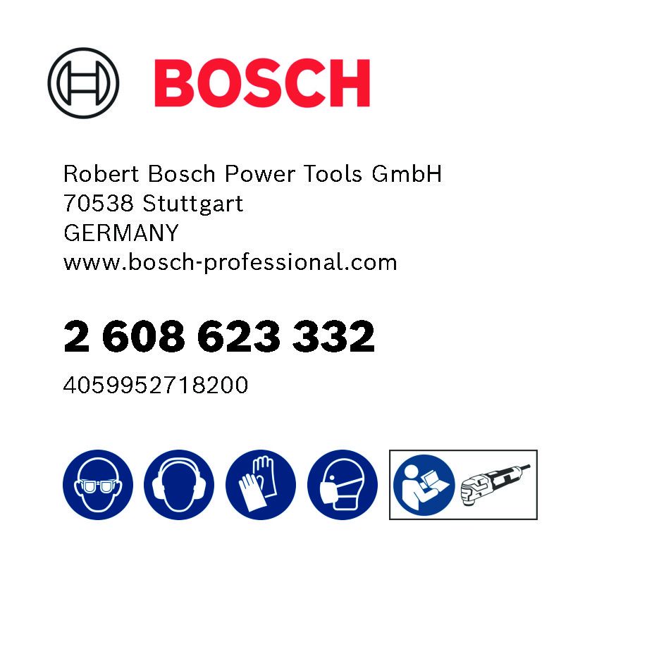 Bosch PRO F460 Schleifblatt Set, K40/80/120/180/240, 93mm, 50-tlg., Starter Pack Produktbild img11 L