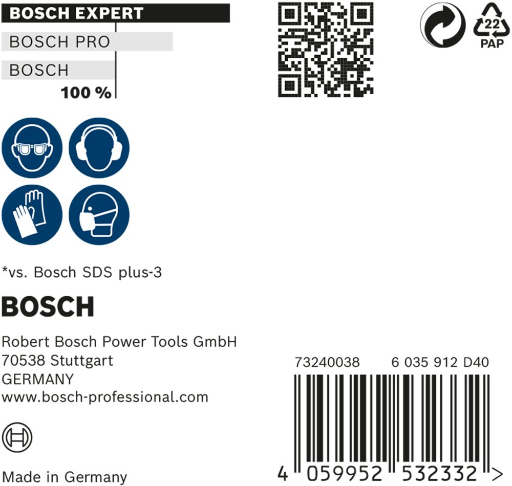 Bosch EXPERT SDS plus-7X Hammerbohrer-Set, 6x100x165 mm, 10-tlg. Produktbild img3 L