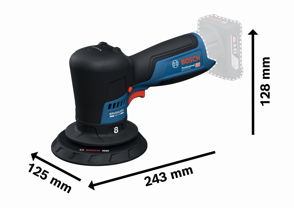 Bosch PRO Polierer GPX 12V-125 Produktbild img3 L
