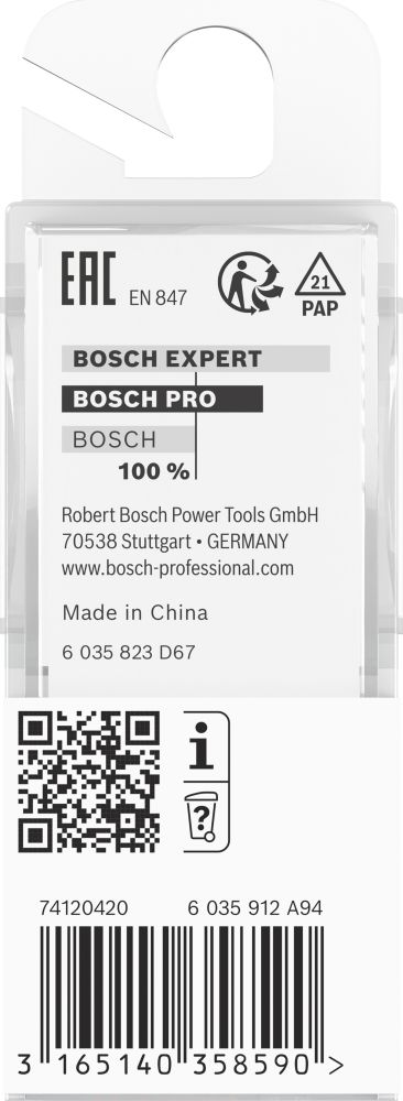 Bosch PRO Profil- Nutfräser, R 2,4 mm, S 8 mm Produktbild img4 L
