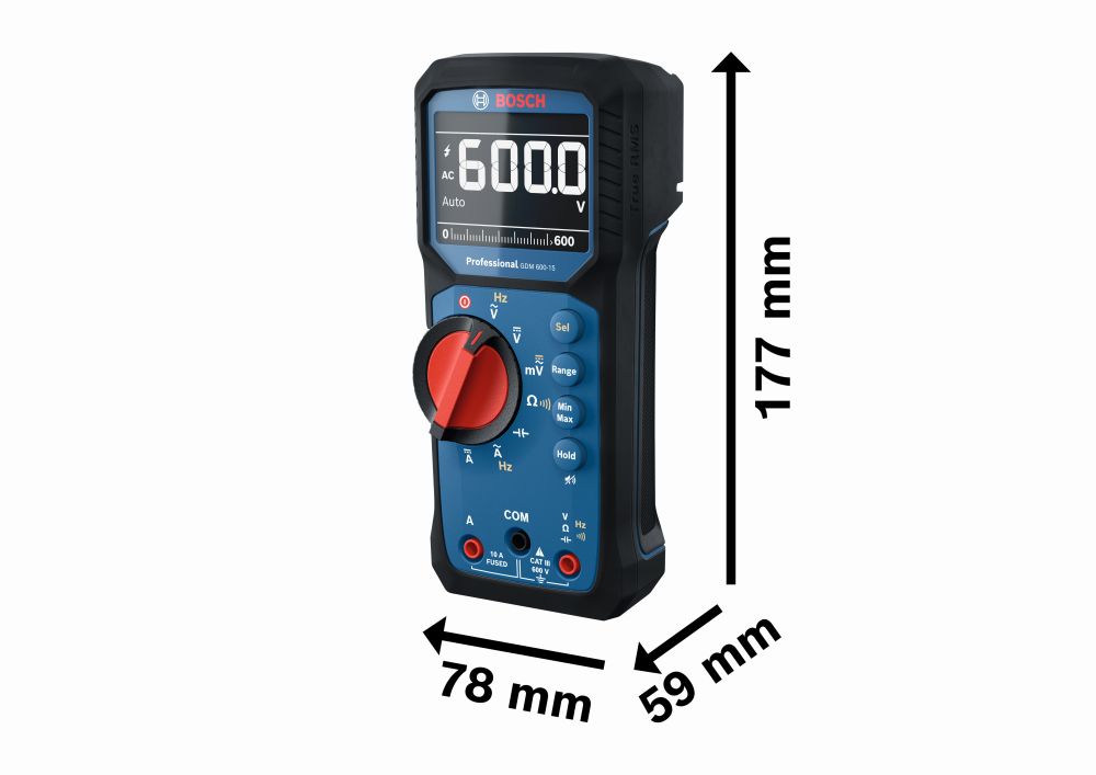 Bosch PRO Digitales Multimeter GDM 600-15 Produktbild img3 L