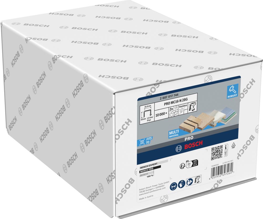 Bosch PRO MC16-N 28G Kronenklammerr mit mittlerem Rücken, 1,6/16 g, 28 mm Produktbild img2 L
