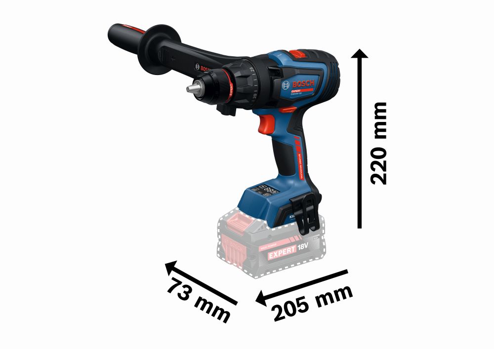 Bosch EXPERT Akku-Bohrschrauber EXSR18V-150, L-BOXX 136 Produktbild img3 L