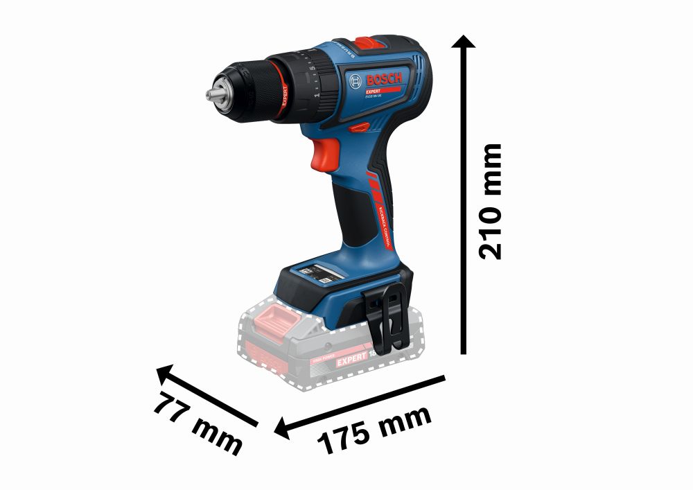Bosch EXPERT Akku-Schlagbohrschrauber EXSB18V-90, 3 x EXBA18V-40, L-BOXX 136 Produktbild img3 L