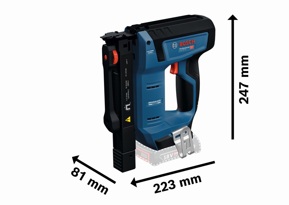 Bosch PRO Akku-Holzklammerer GTH 18V-14 in L-BOXX Produktbild img3 L
