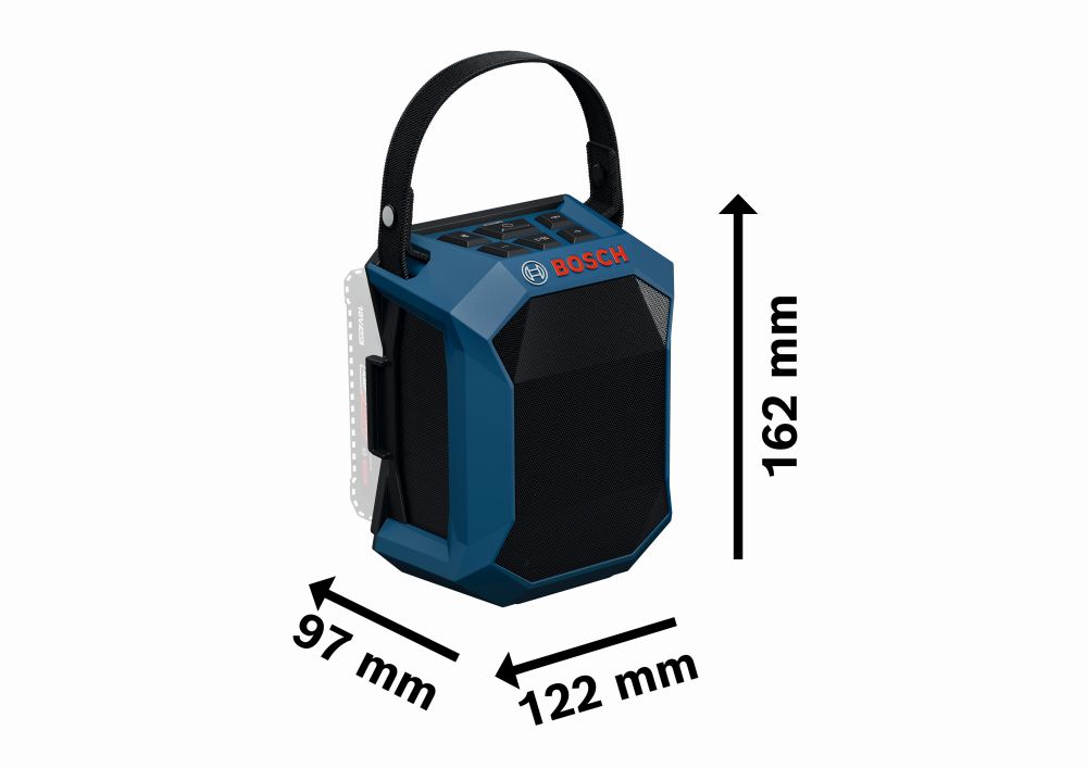 Bosch PRO Bluetooth®-Lautsprecher GPB 18V-1 C Produktbild img3 L