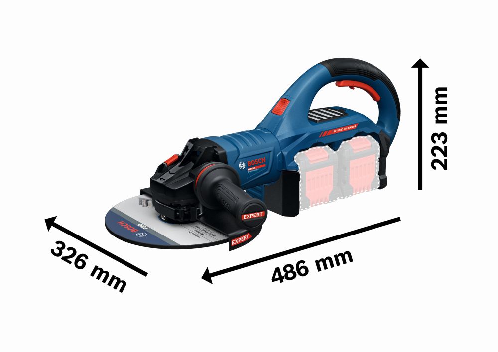 Bosch EXPERT Akku-Winkelschleifer EXWS18V2-230P Produktbild img3 L