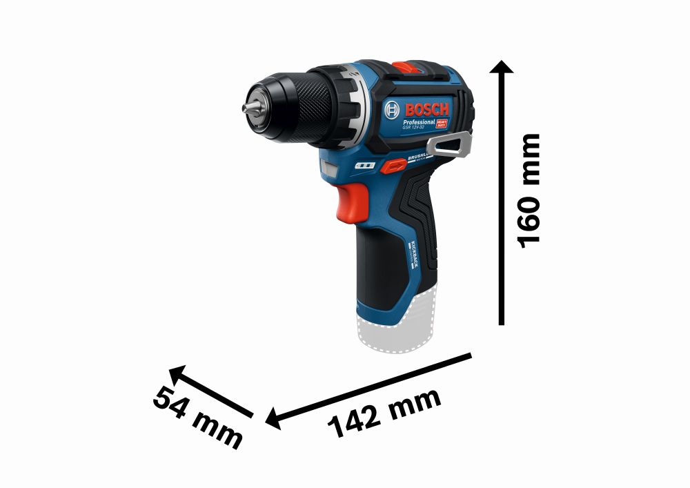 Bosch PRO Combo Kit GSR 12V-32 + Starter-Set und Zubehör Produktbild img3 L