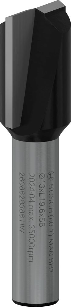Bosch PRO Nutfräser, zweischneidig, D 13 mm, L 19,6 mm, S 8 mm Produktbild img1 L