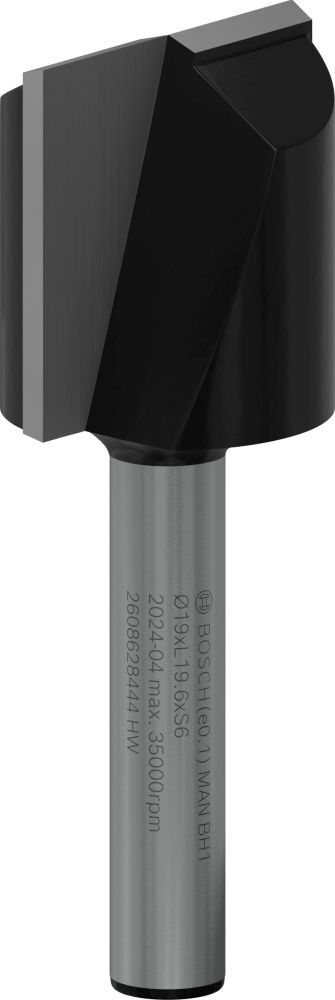 Bosch PRO Nutfräser, zweischneidig, D 19 mm, L 19,6 mm, S 6 mm Produktbild img1 L