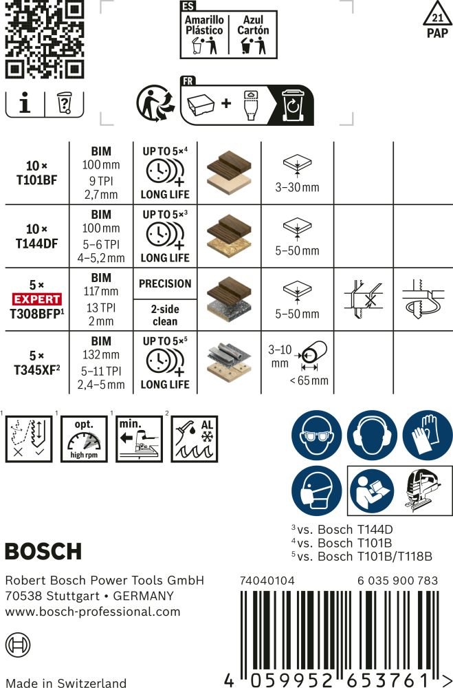 Bosch PRO Wood and Metal Set für Küchenbauer, 100 mm, 30-tlg Produktbild img4 L