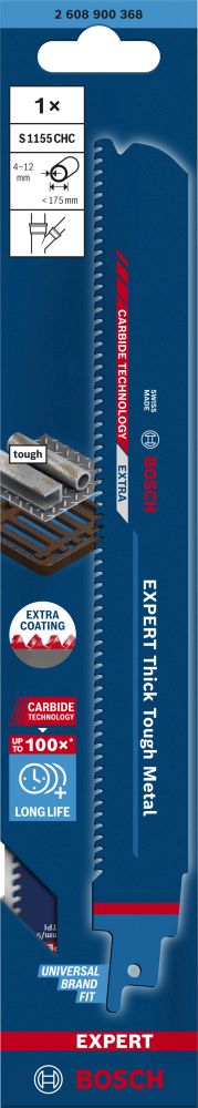 Bosch EXPERT S1155CHC Thick Tough Metal Säbelsägeblatt Produktbild img2 L