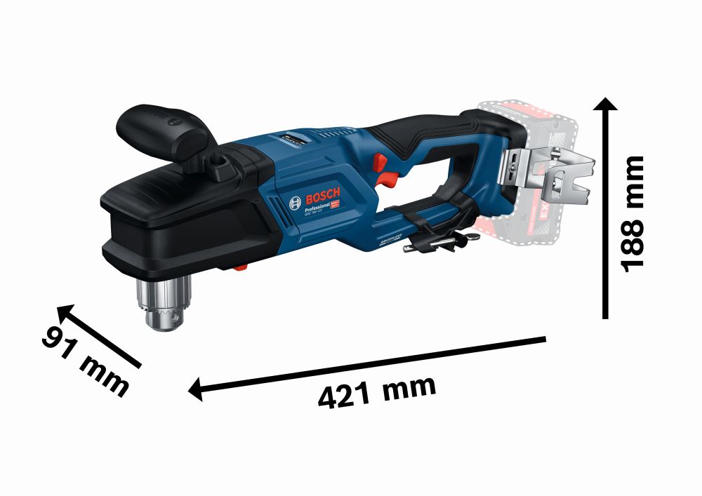 Bosch PRO Akku-Winkelbohrmaschine GRD 18V-127 Produktbild img3 L