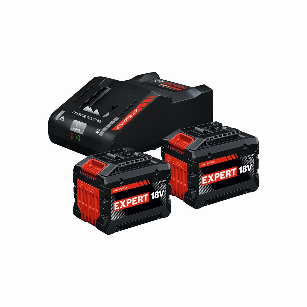 Bosch EXPERT Starter-Set 2x EXBA18V-150 + EXAL18V-160 Produktbild img1 L