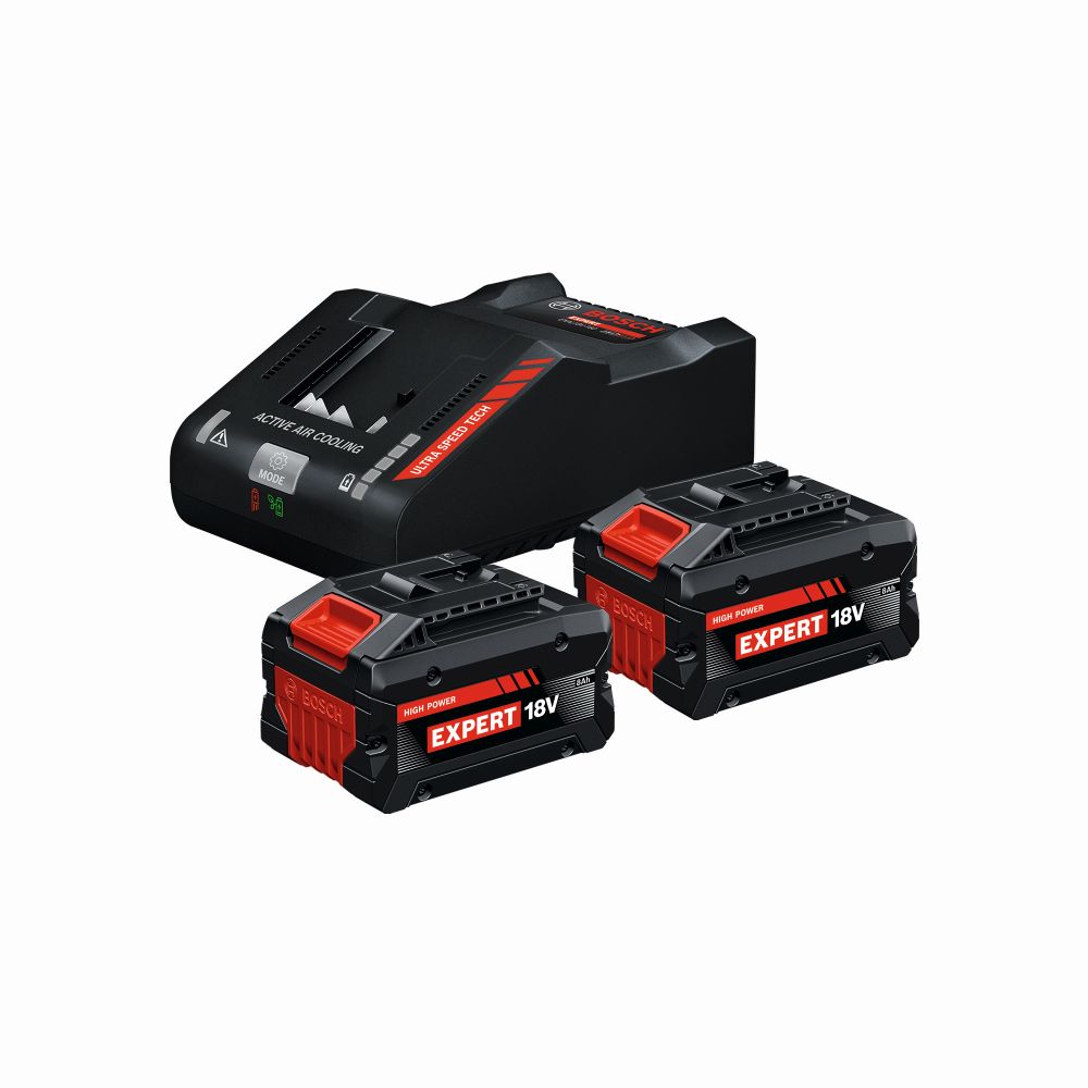 Bosch EXPERT Starter-Set 2x EXBA18V-80 + EXAL18V-160 Produktbild img1 L