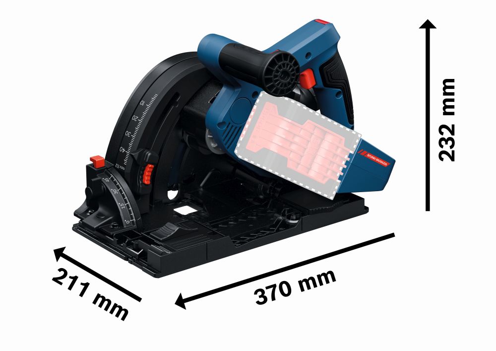 Bosch EXPERT Akku-Tauchsäge EXKT18V-52G in L-BOXX Produktbild img3 L