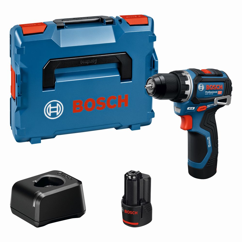 Bosch PRO Akku-Bohrschrauber GSR 12V-32, 2 x Akku GBA 12V 2.0Ah in L-BOXX Produktbild img1 L