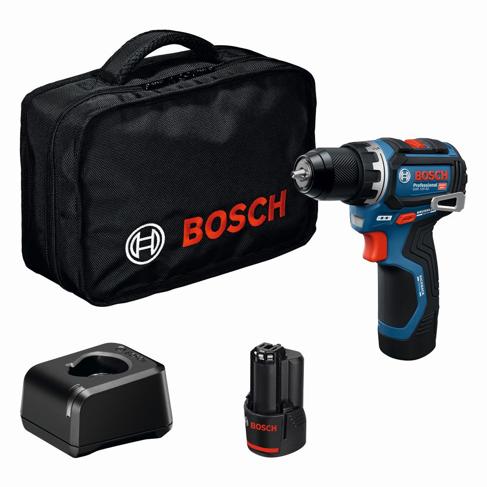 Bosch PRO Akku-Bohrschrauber GSR 12V-32, 2 x GBA 12V 2.0Ah, Werkzeugtasche Produktbild img1 L