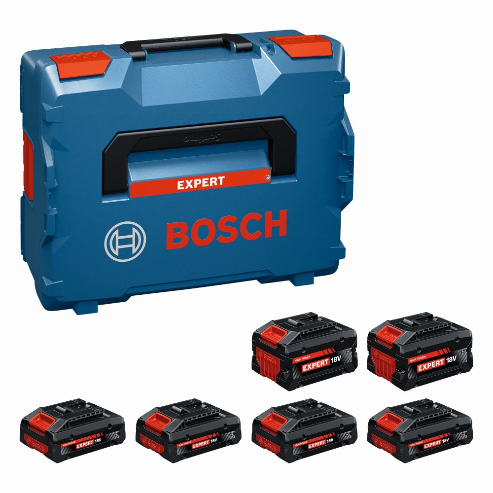 Bosch EXPERT Akkupack 4x EXBA18V-40 + 2x EXBA18V-80 Produktbild img1 L
