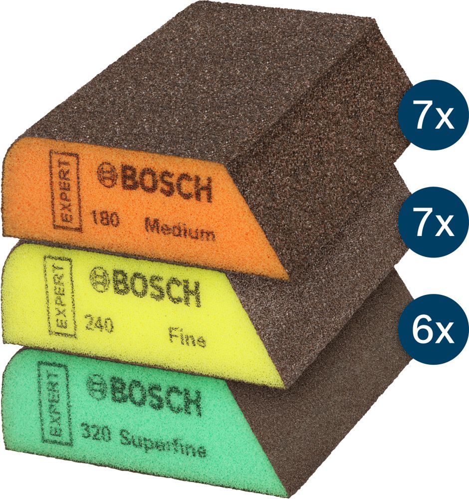 Bosch EXPERT S470 Kombiblock, 69x97x26&nbsp;mm, mittel/fein/superfein, 20 Stk Produktbild img1 L