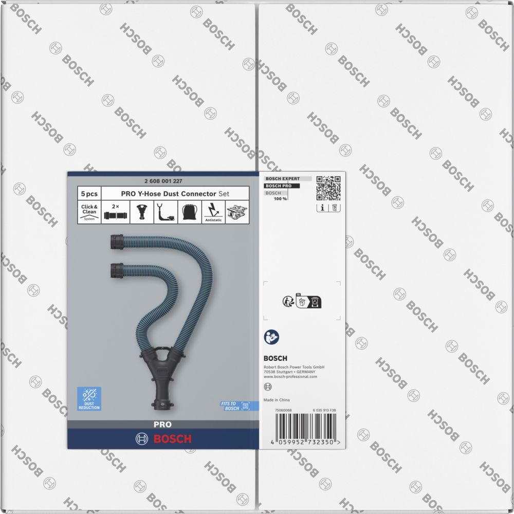 Bosch PRO Y-Schlauch Staubanschluss Set für Tischkreissägen Produktbild img2 L