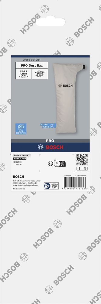 Bosch PRO Click and Clean Staubbeutel für Tischkreissägen Produktbild img2 L