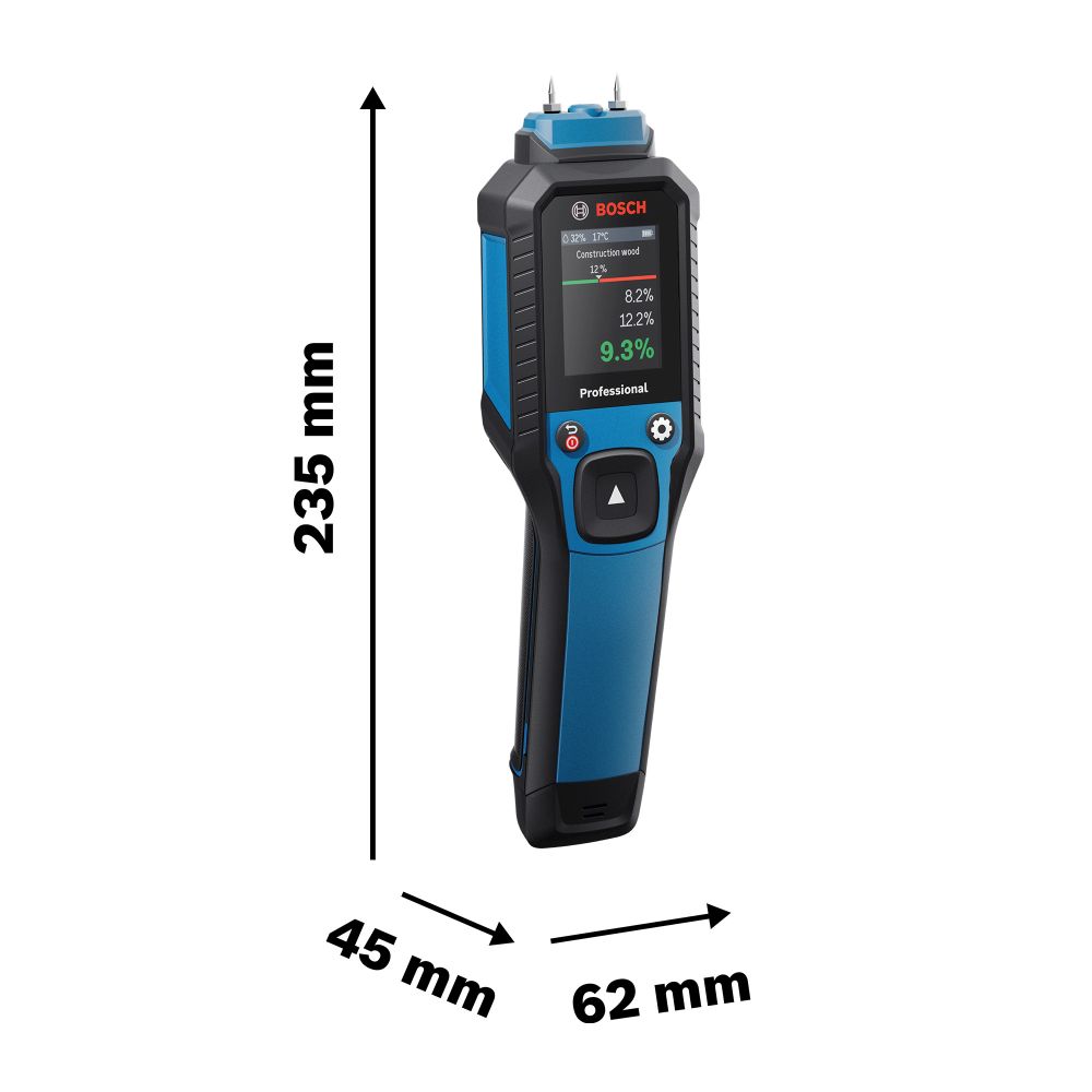 Bosch PRO Materialfeuchtigkeitsmesser GMP 2-15 Produktbild img3 L