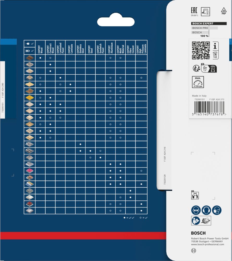 Bosch EXPERT Steel Kreissägeblatt, 160x2/1,6x20 mm, Z30 Produktbild img3 L