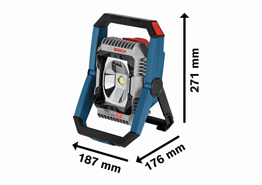 Bosch PRO Akku-Bauleuchte GLI18V-3000 Produktbild img3 L