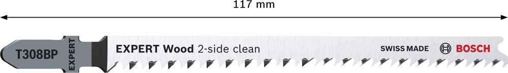 Bosch EXPERT Hardwood 2-side clean T308BP Stichsägeblatt, 5-tlg. Produktbild img4 L
