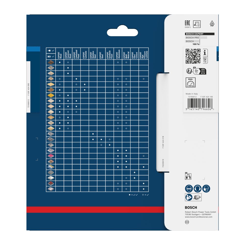 Bosch EXPERT Aluminium Kreissägeblatt, 160x2,2/1,6x20 mm, Z52 Produktbild img3 L