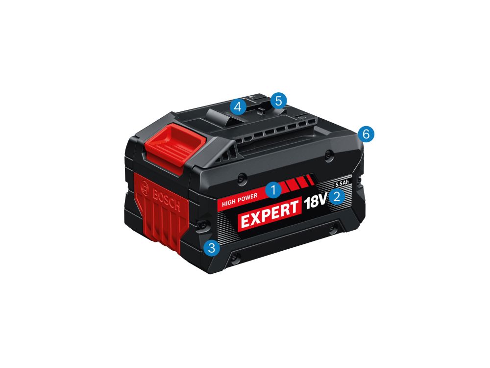 Bosch EXPERT Akkupack EXBA18V-55 Produktbild img3 L