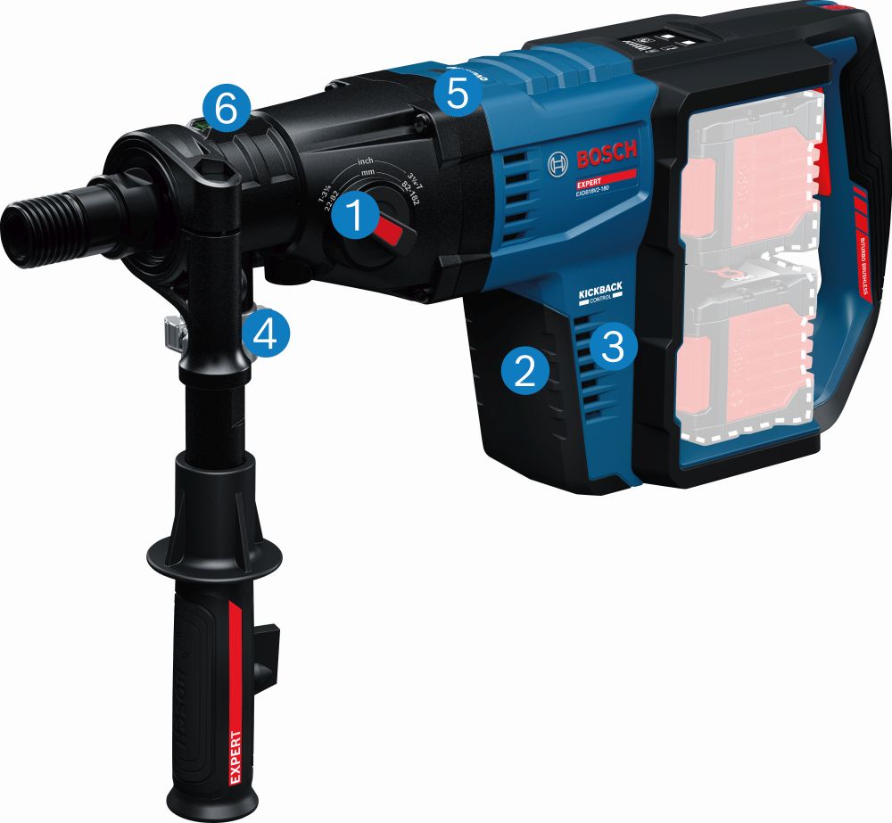 Bosch EXPERT Diamantbohrmaschine EXDB18V2-180 Produktbild img4 L